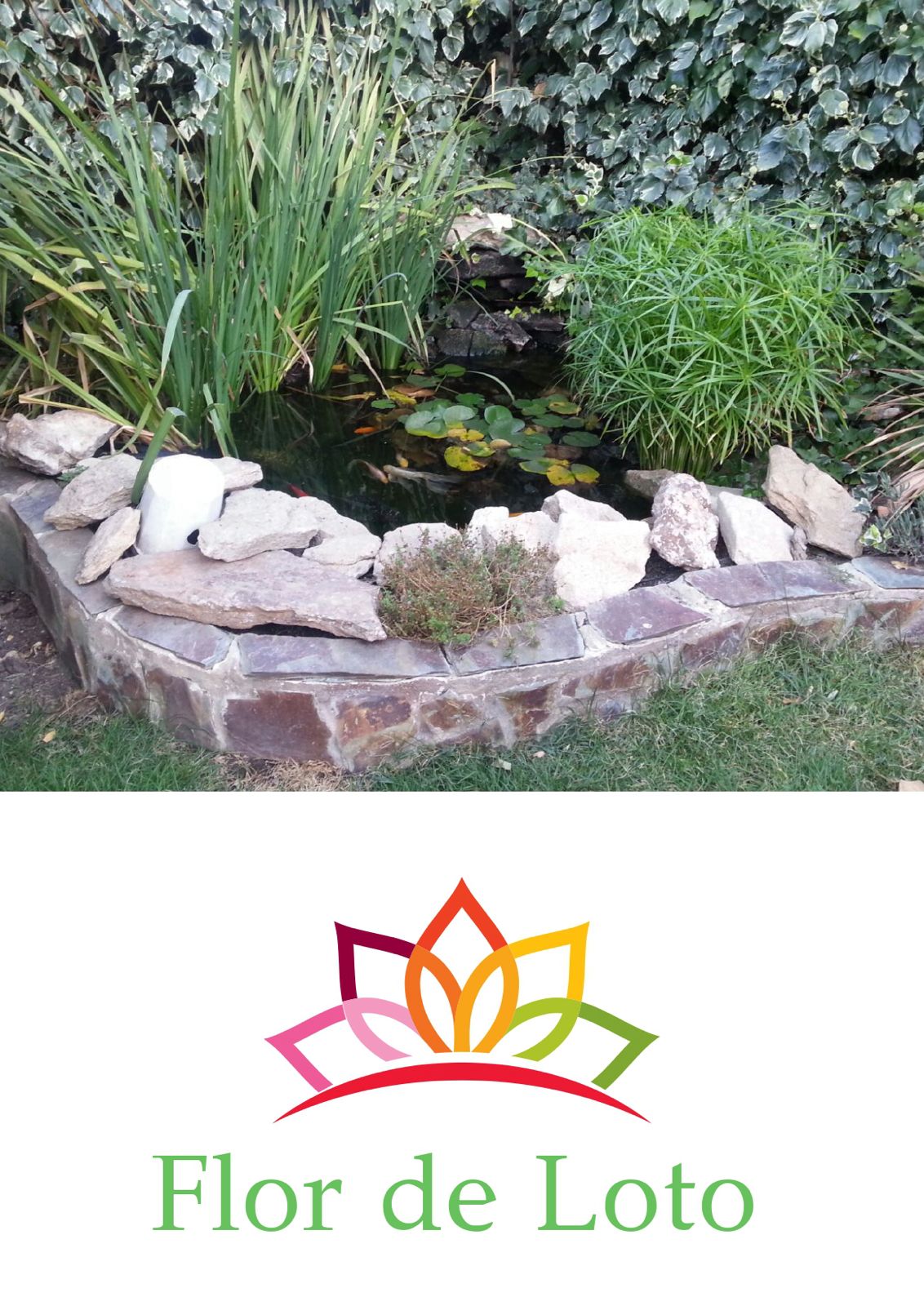 Jardín cuidado por Flor de Loto